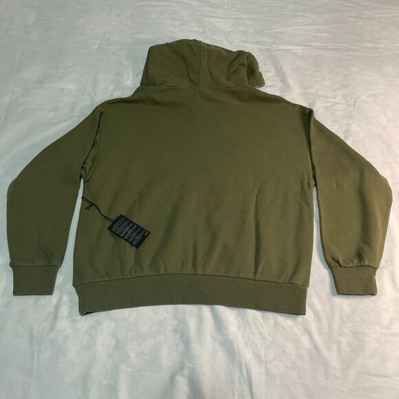 Forever 21 Unisex Olive Green Full Zip Hoodie – Fits Men & Women – Size S – NWT - Picture 8 of 8